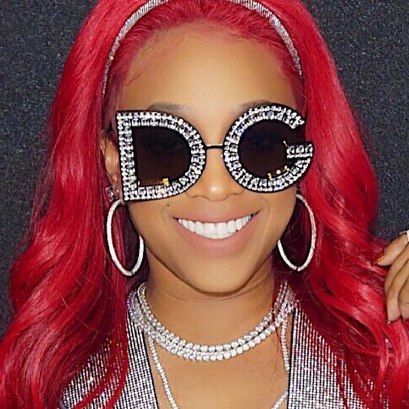 (KIQI-FASHION) COD Kính Mát Thời Trang Khung DG Cổ Điển Cho Nữ