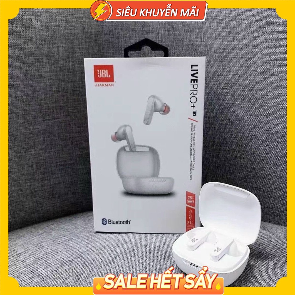 Tai Nghe Bluetooth JBL Pro Live+ HÀNG Cao Cấp âm thanh cực đỉnh bảo hành lỗi 1 đỏi 1
