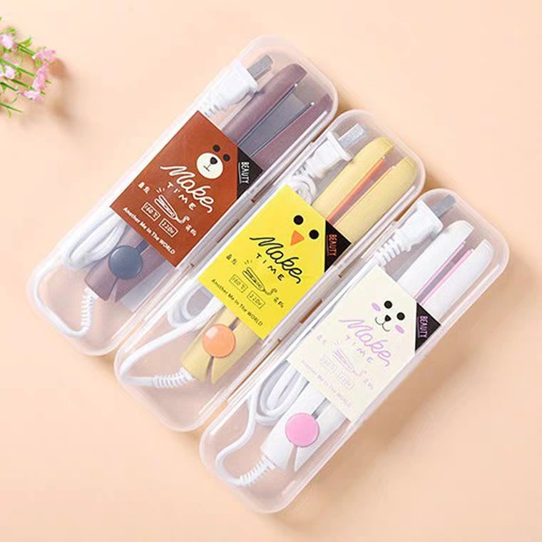 Kẹp uốn duỗi tóc mini nhiều hình xinh tiện dụng #4