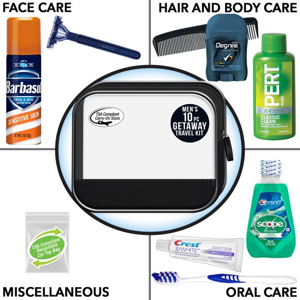 BỘ KIT 9 MÓN CHĂM SÓC CÁ NHÂN KHI TRAVEL - NAM/NỮ