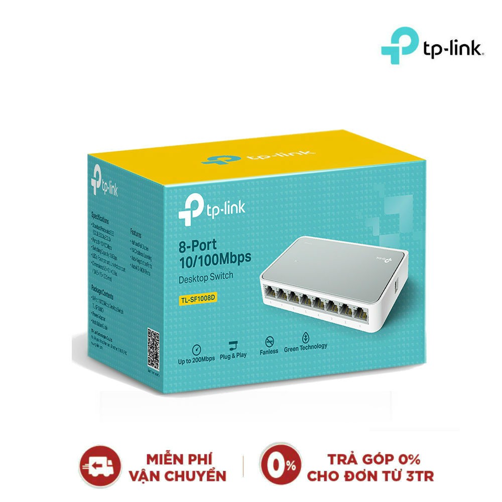 Thiết bị mạng Switch Tp-Link 8 cổng TL-SF1008D 10/100Mbps