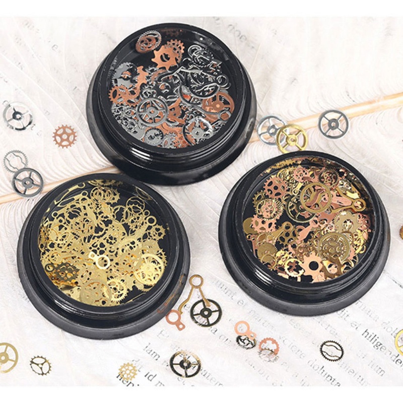 Khuôn Kim Loại Hỗn Hợp Làm Mặt Trang Sức Hình Bánh Răng Steampunk DIY
