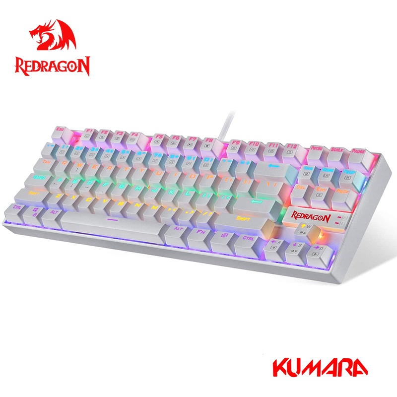 Bàn phím cơ chơi game Redragon K552 87 phím bằng nhôm có đèn LED