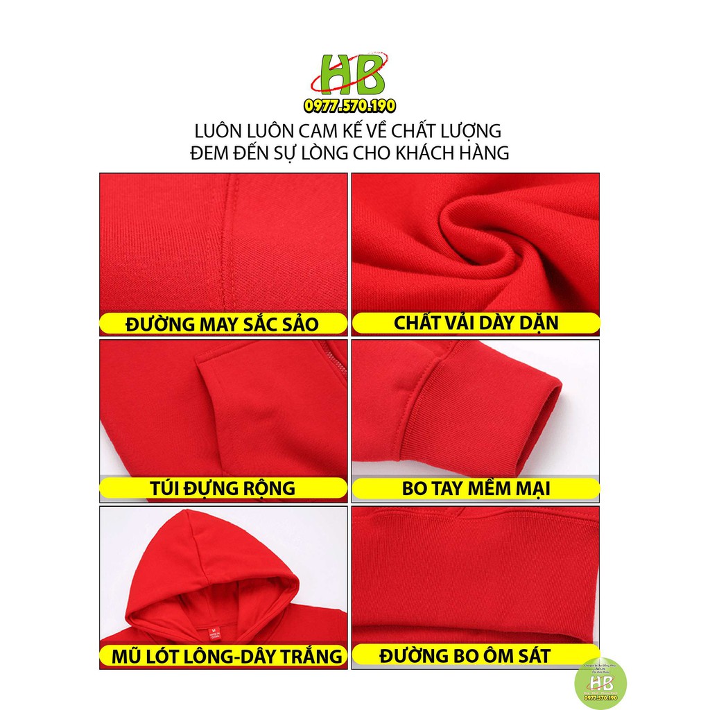 Áo khoác nỉ  HOODIE PHẢN QUANG MAKE YOUR MOVE  dày dặn có mũ chui đầu