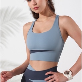 Áo bra thể thao Hoppe Fumeng wx165 có mút đệm ngực 2 màu thời trang cho nữ