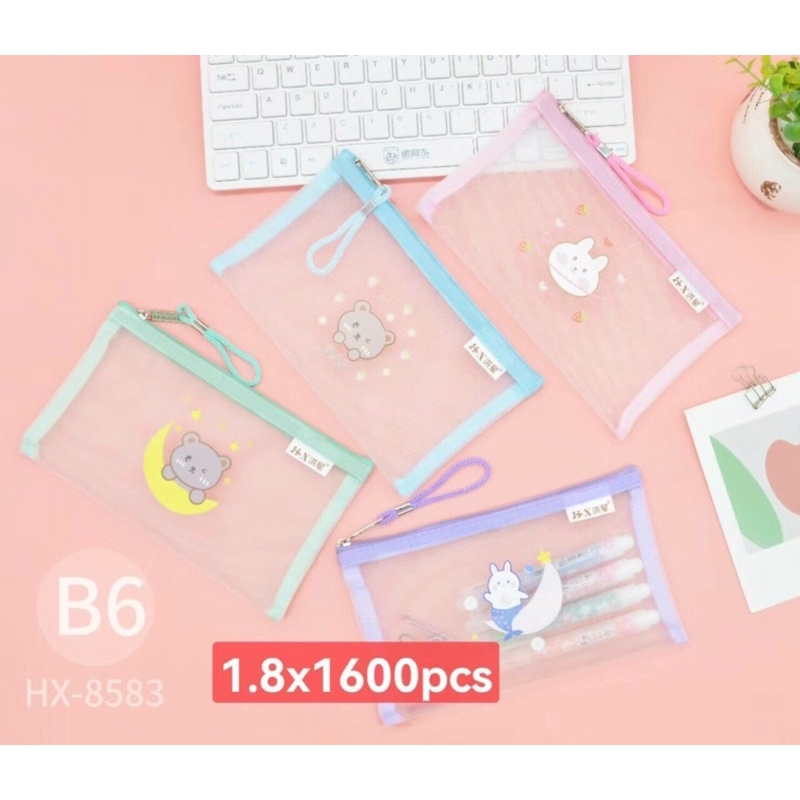 10 Túi Lưới Đựng Đồ Dùng Học Sinh :Kích Thước 20 x 12 cm(mã số 8473)
