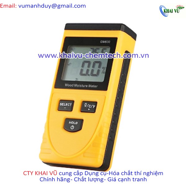 MÁY ĐO ĐỘ ẨM GỖ BẰNG CẢM BIẾN GM630