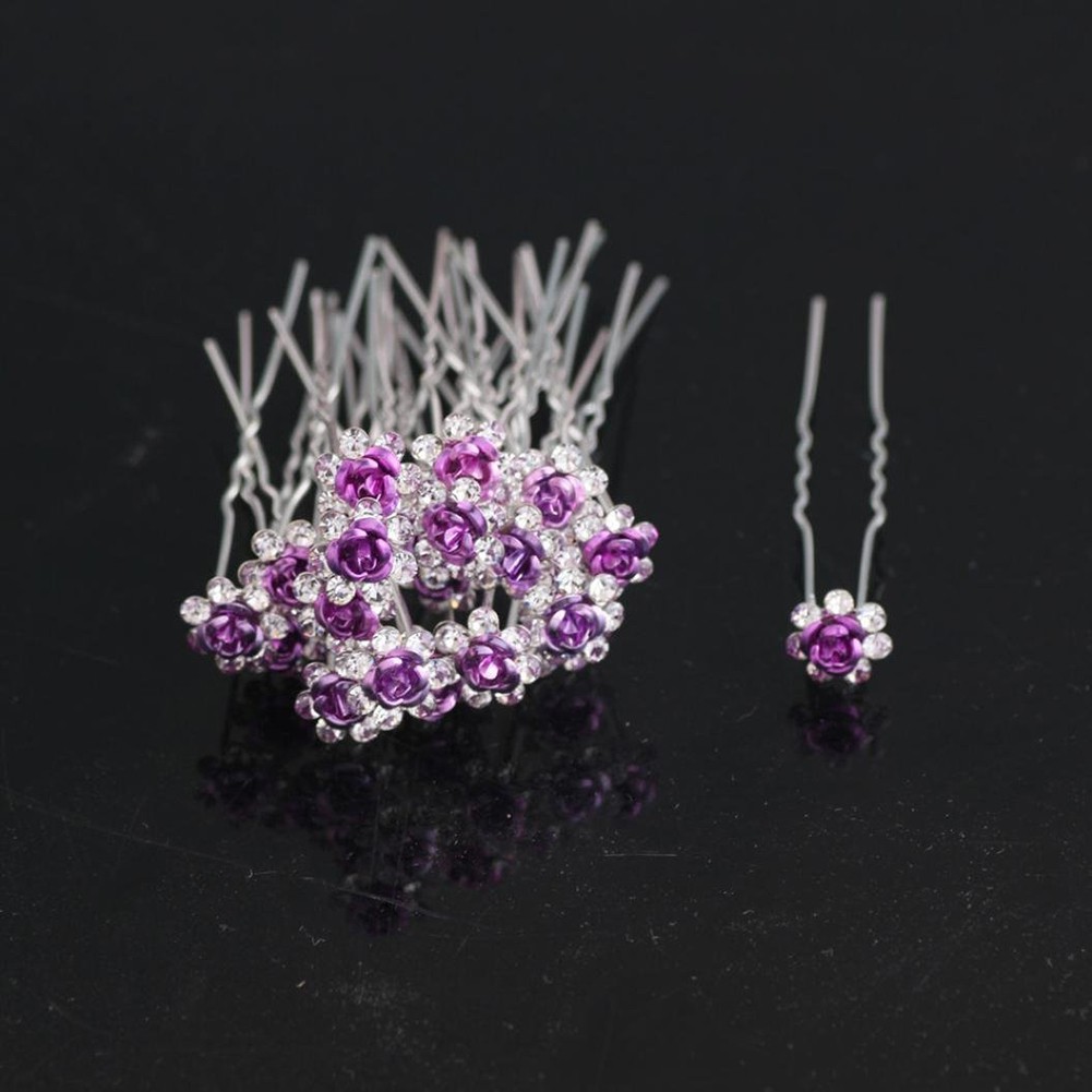 Bộ 10 KẹP TóC Mạ BạC Xinh XắN