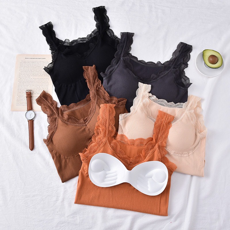 Áo Bra Hai Dây lót lông thỏ mịn giữ nhiệt, siêu ấm [ HÀNG CAO CẤP ] [ bán giá sỉ ] | BigBuy360 - bigbuy360.vn