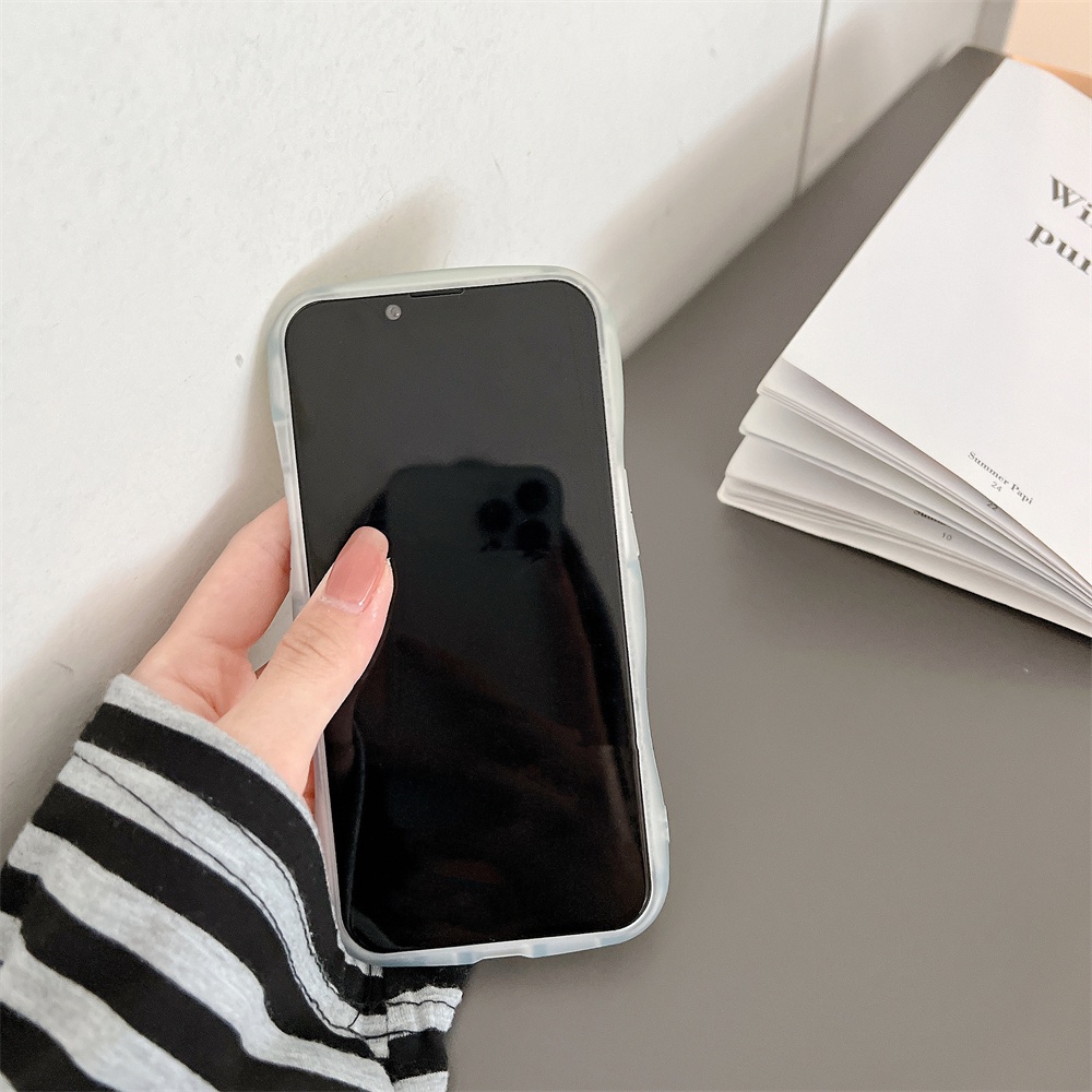 Ốp Điện Thoại Tpu Silicon Chống Sốc Màu Xanh Lá Đơn Giản Bảo Vệ Ống Kính Máy Ảnh Cho iPhone 14 12 13 11 Pro Max Plus