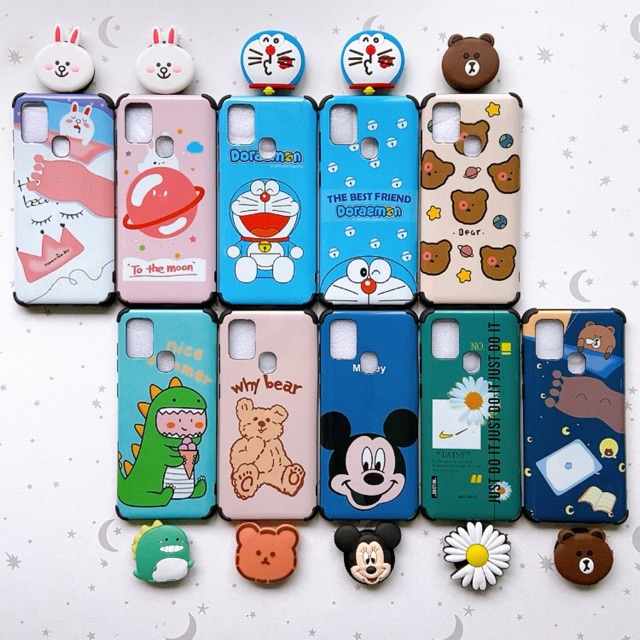 Ốp idm Hàn Quốc Samsung A21S kèm Pop siêu đẹp