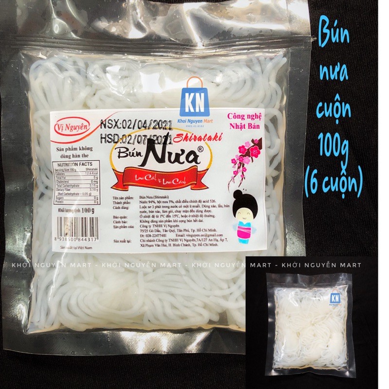 Bún Nưa CUỘN NHỎ 100gr