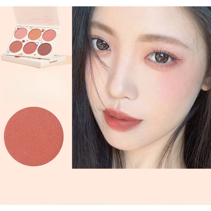 Kem má hồng Kiss Beauty tông lì và kim tuyến trang điểm tự nhiên | BigBuy360 - bigbuy360.vn