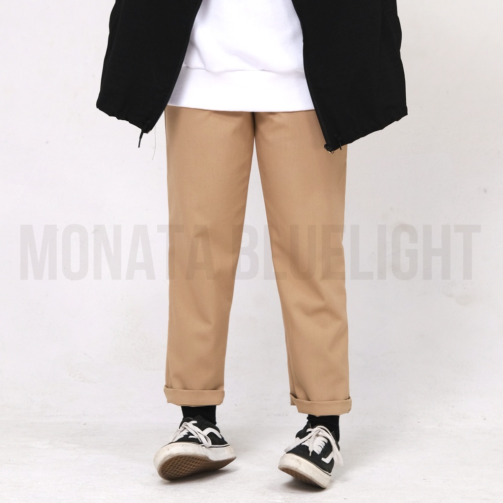 MONATA BLUELIGHT - Quần kaki ống suông - Pants 233