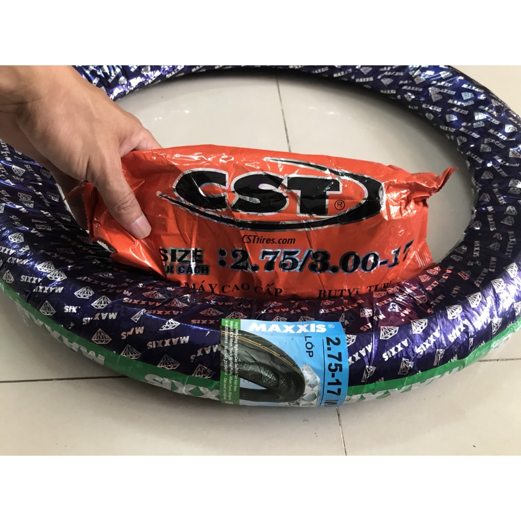 VỎ- LỐP MAXXIS DAIMOND 225 250 275-17 CÓ RUỘT-SĂM CHÍNH HÃNG