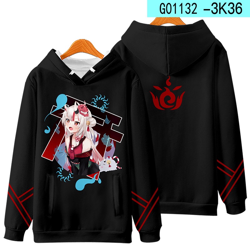 Hololive Áo Khoác Hai Chiều Anime Merchandise Hundred Demons Ayame Dog Kagura MEA