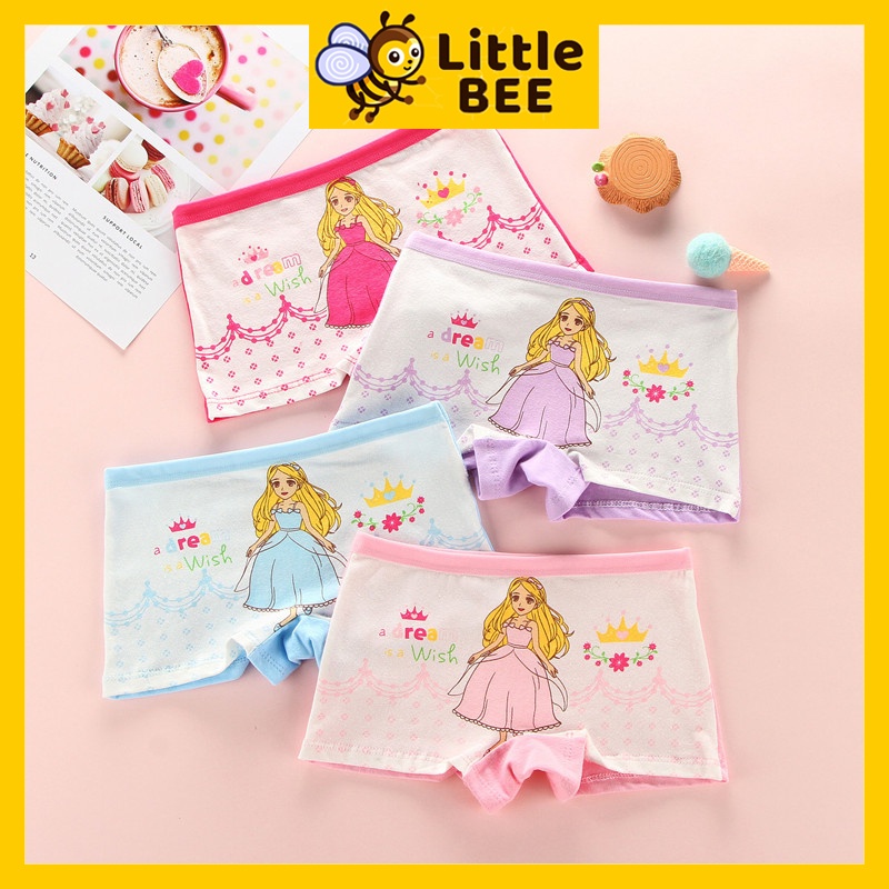 Quần chip bé gái, quần lót bé gái cotton siêu đáng yêu LITTLEBEE