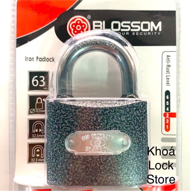 Ổ khoá bấm BLOSSOM 6 phân(khoá bấm)