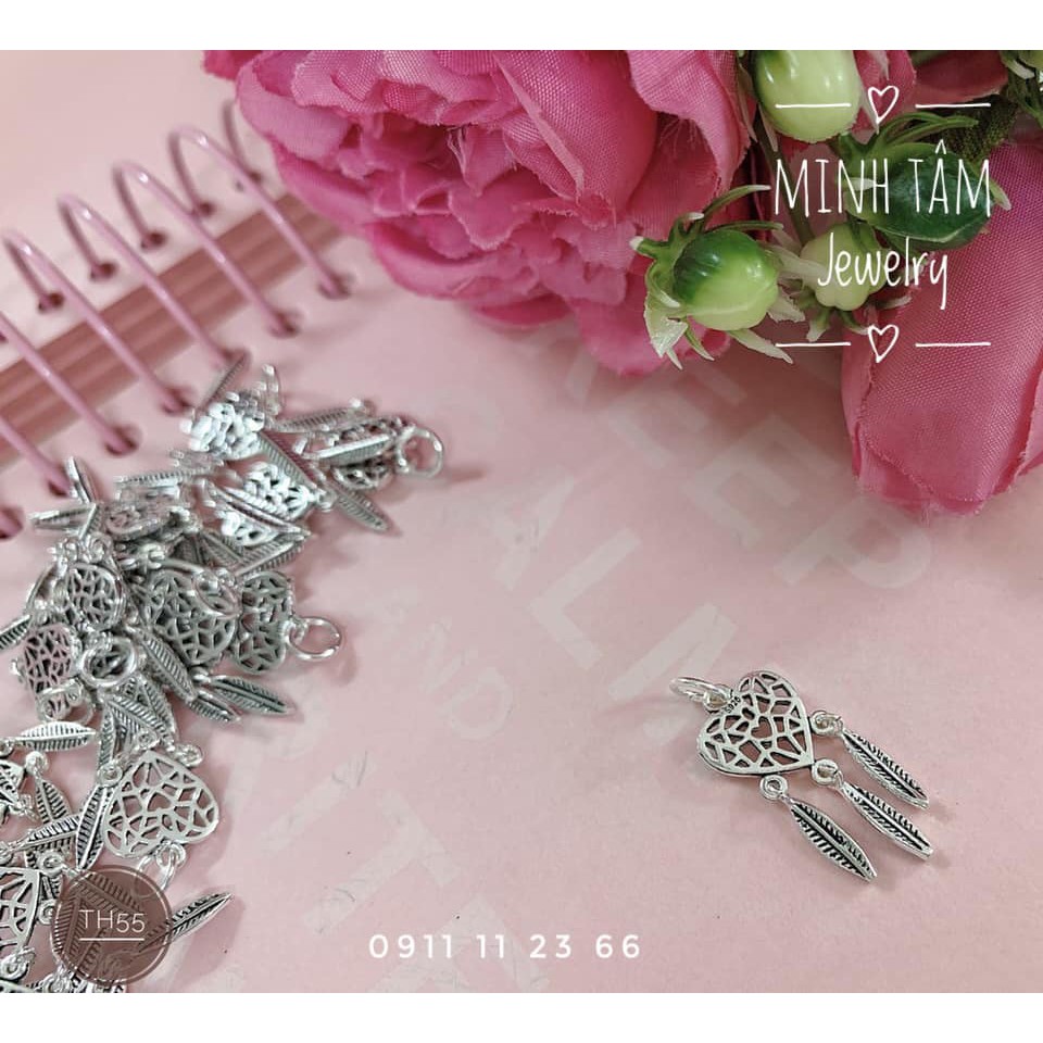 Charm rơi dreamcatcher hình trái tim