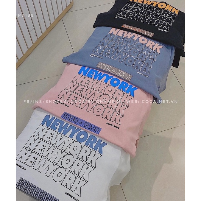 Áo phông NEWYOURK in hai mặt TT11