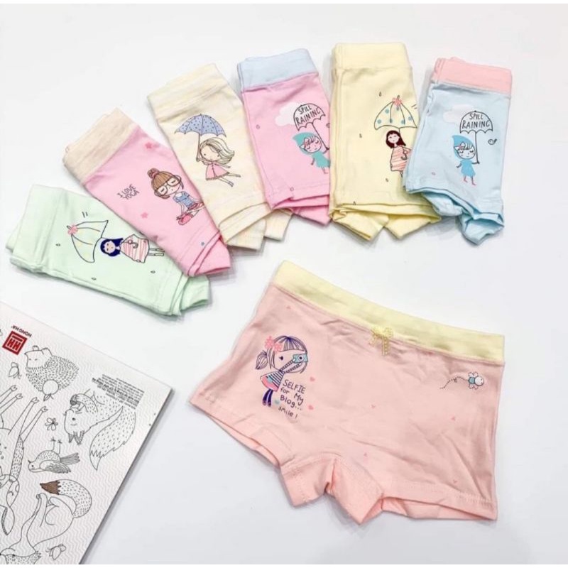 SÉT 3 QUẦN CHÍP ĐÙI BÉ GÁI COTTON CAO CẤP