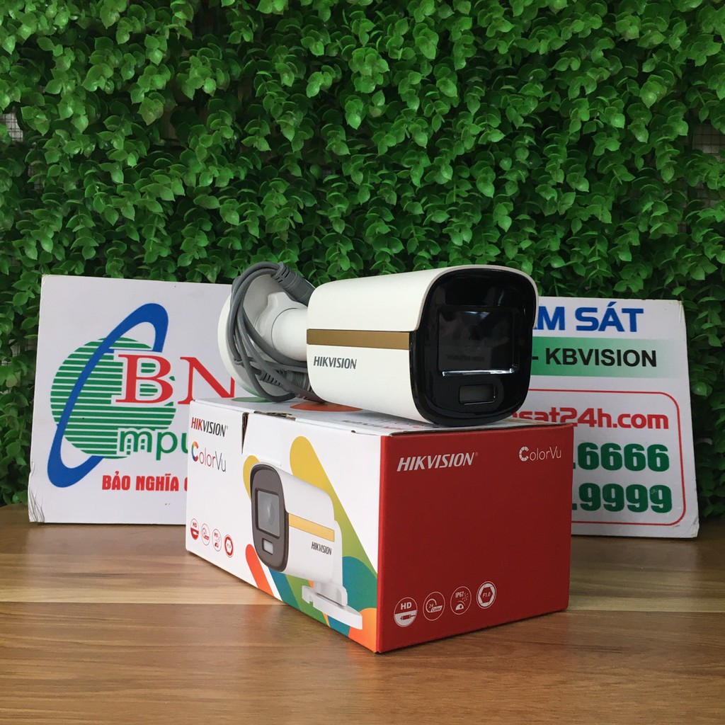 Camera HDTVI Full màu 2MP thân nhựa HIKVISION DS 2CE10DF3T-PF | BigBuy360 - bigbuy360.vn