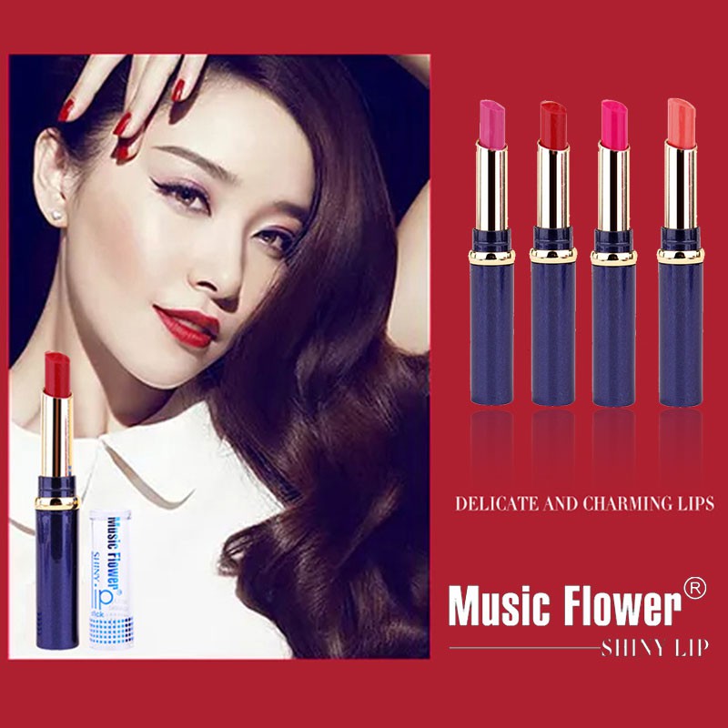 (Hàng Mới Về) Son Môi Dưỡng Ẩm Lâu Trôi Chống Thấm Nước Với 13 Màu Gợi Cảm Lựa Chọn