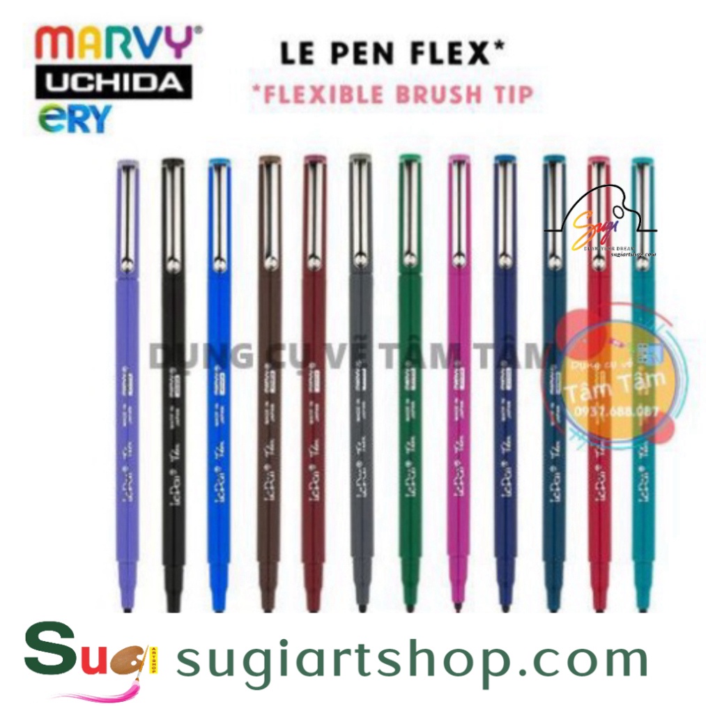 Bút LePen Flex Đầu Brush Marvy 4800