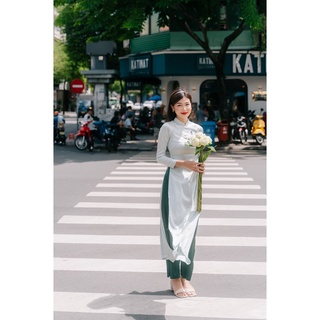 MINX - Áo Dài Lụa Thêu Tay Hy Viên