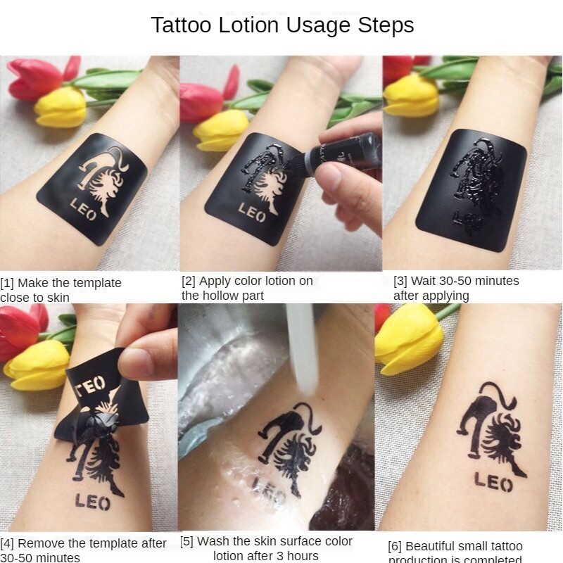 Hình Xăm Dán Cánh Tay/Hình Xăm Tạm Thời Chống Thấm Nước Lâu Trôi Cho Nam Và Nữ