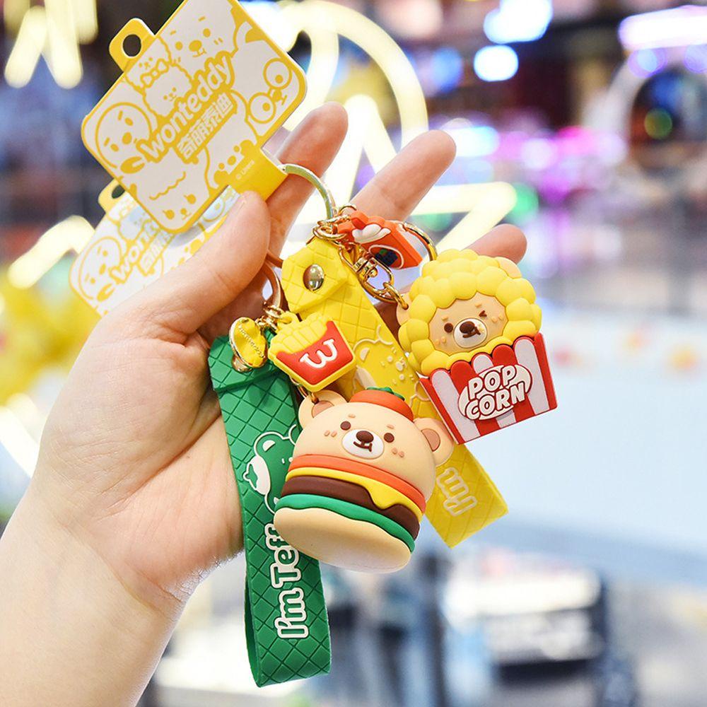 Móc Khóa Hình Gấu Teddy Dễ Thương