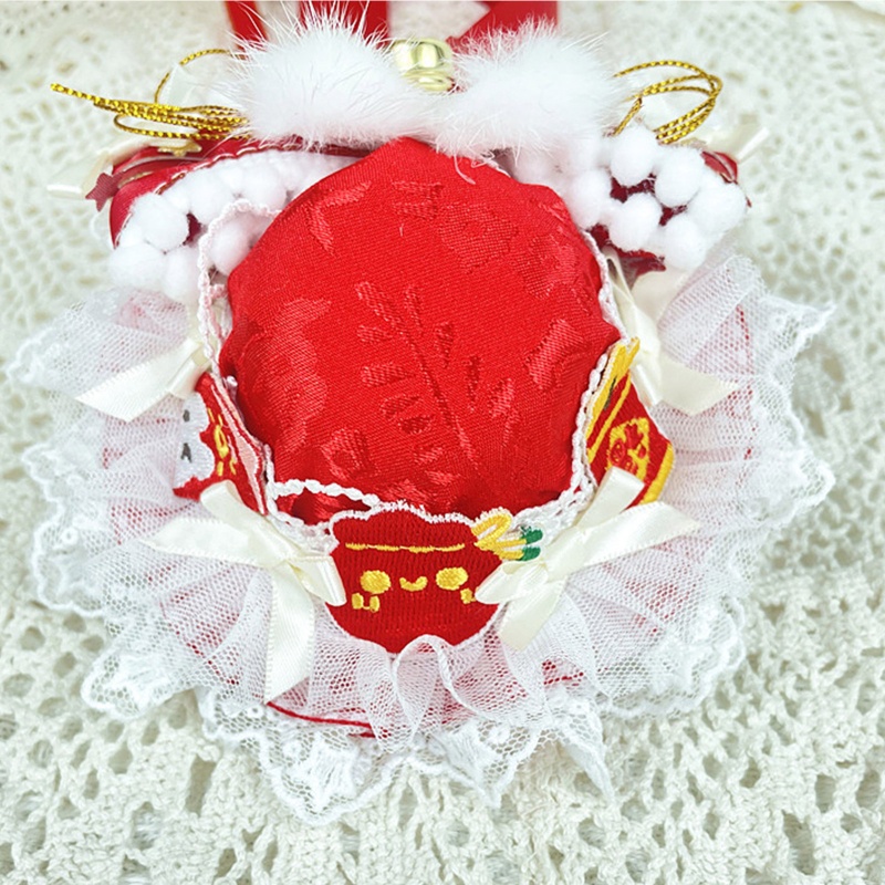 Kẹp Tóc Đính Nơ Ren Ruy Băng Mini Phong Cách Lolita