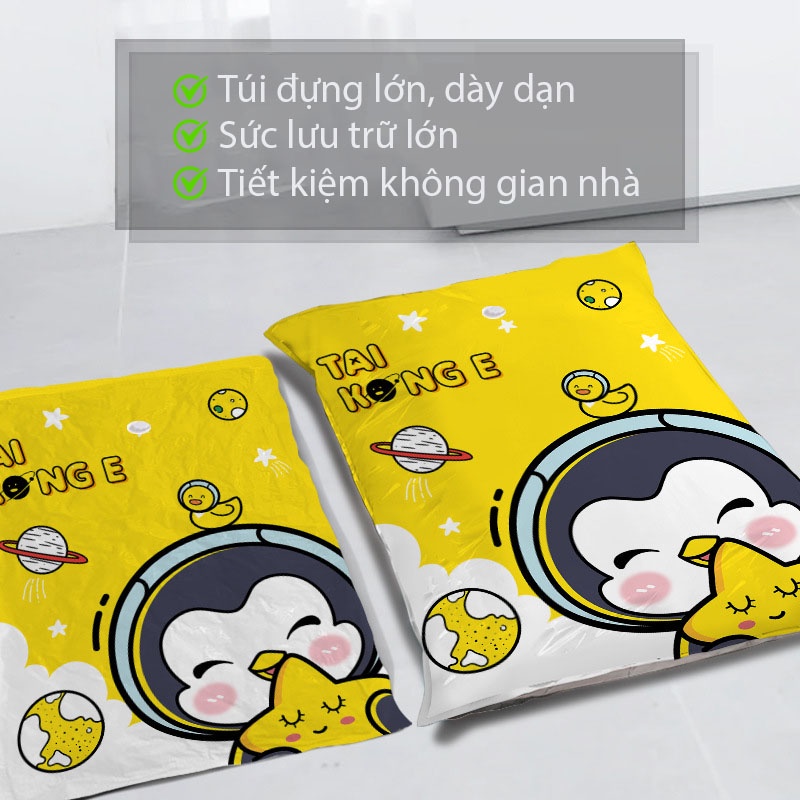 Túi Hút Chân Không Đựng Quần Áo Chăn Gối chất PA/PE Mềm Dẻo Giúp Tủ Quần Áo Sạch Sẽ Gọn Gàng 88325 Lamon Store