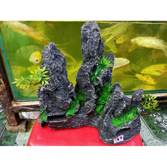 TIỂU CẢNH TRANG TRÍ HỒ CÁ NON BỘ 22X8X24CM