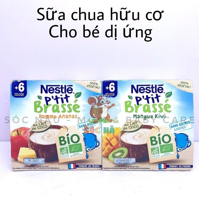 [Dị Ứng Đạm Sữa Bò] Sữa Chua Sữa Dừa Nestle Cho Bé Dị Ứng Từ 6M. Date9/2022