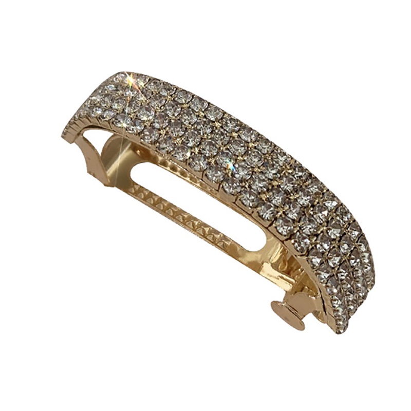 Kẹp Tóc Càng Cua Lớn Bằng Hợp Kim Đính Đá Lấp Lánh Cho Trang Trí Tóc Barre