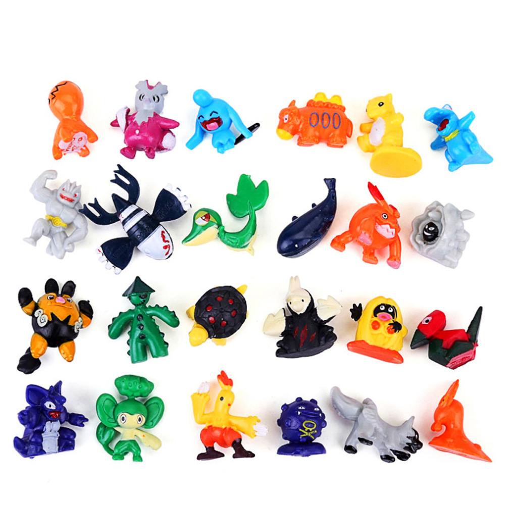 Set 24-120 Mô Hình Nhân Vật Trong Pokemon Kích Thước 2-4cm Dễ Thương Xinh Xắn