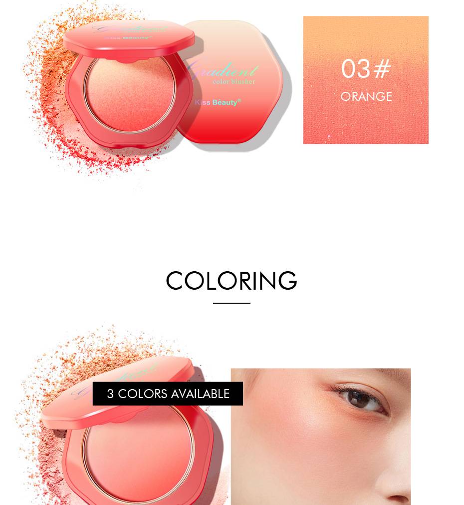 Phấn Má Hồng Kiss Beauty Trang Điểm Tự Nhiên Lâu Trôi | BigBuy360 - bigbuy360.vn