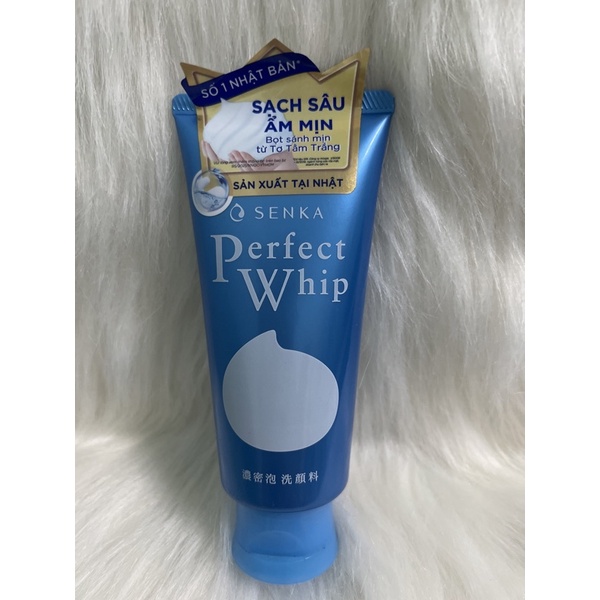 Sữa rửa mặt tạo bọt Senka Perfect Whip Mới 120g
