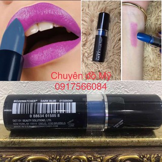 Son gió dưỡng môi đổi màu Fran Wilson Moodmatcher Dark Blue của Mỹ