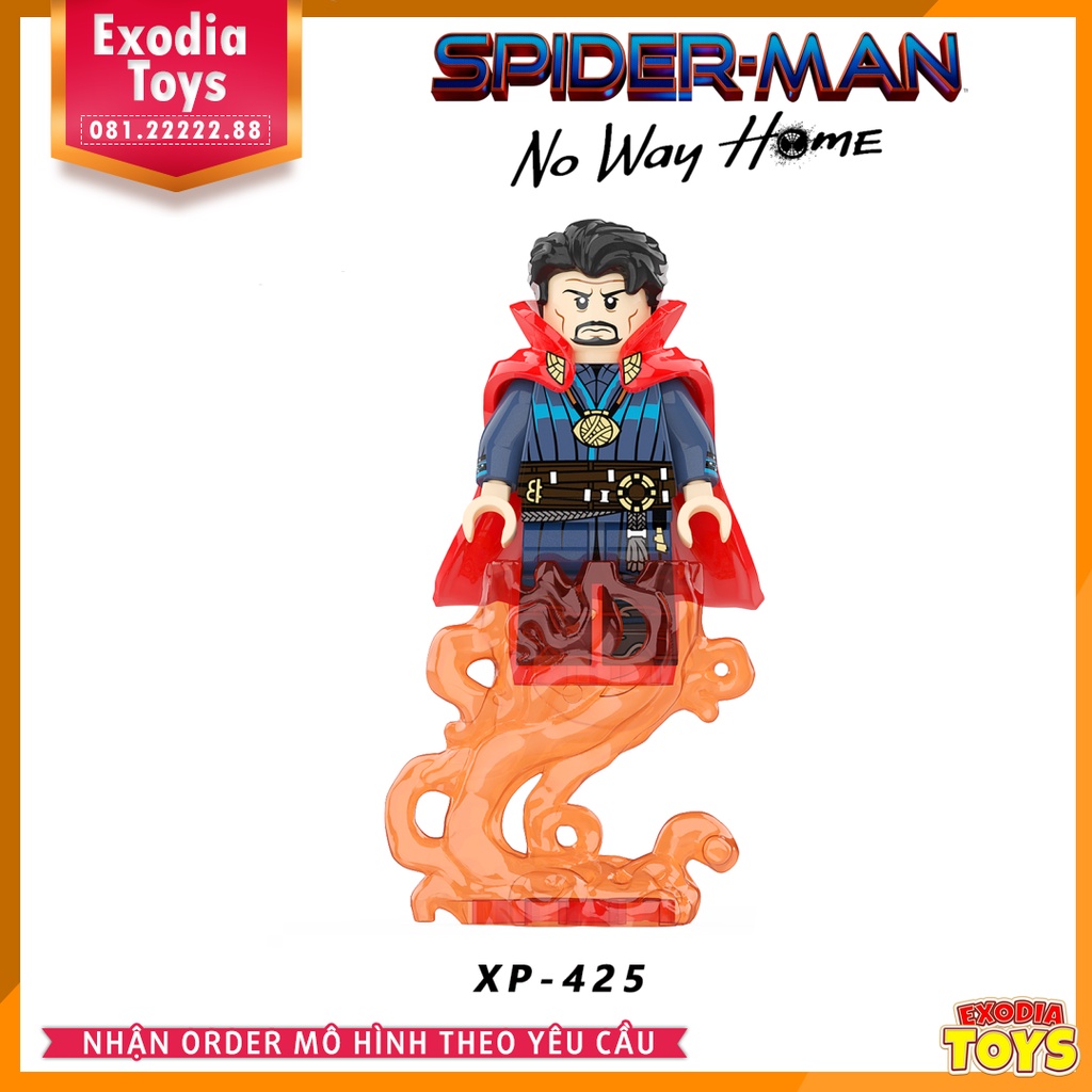Xếp hình Minifigure Người Nhện Không Còn Nhà : Spider-Man No Way Home - Đồ Chơi Lắp Ghép Sáng Tạo - KORUIT KT1055