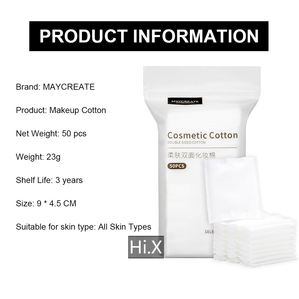 Set 50 Miếng Bông Tẩy Trang Chất Lượng Cao Tiện Dụng | BigBuy360 - bigbuy360.vn