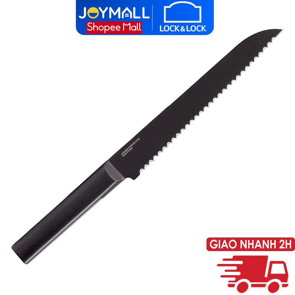 Dao Cắt Bánh Mì Lock&Lock Bread Knife CKK313 - Hàng Chính Hãng Bằng Thép Không Gỉ, Lưỡi Răng Cưa, Kháng Nước- JoyMall