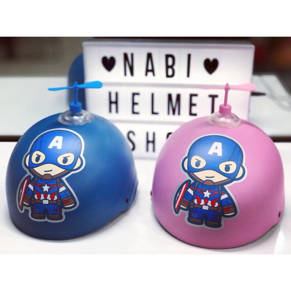 Combo mũ bảo hiểm Doremon + chong chóng