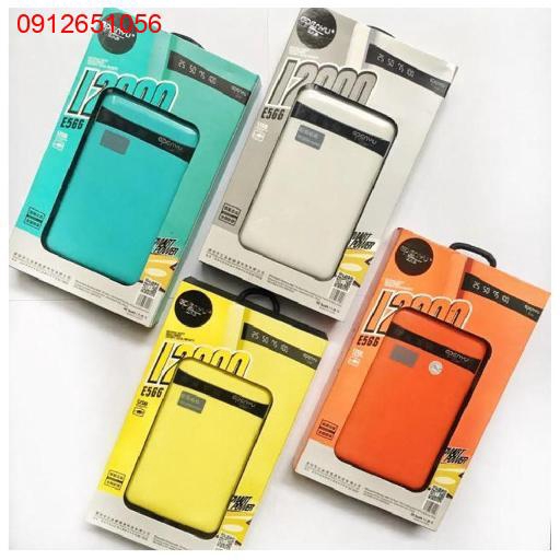 PIN DỰ PHÒNG EPENYU 12000MAH (mẫu mới) CHÍNH HÃNG ✓ 2 CỔNG USB ✓ CÓ ĐÈN PIN ✓ MÀN LED BÁO DUNG LƯỢNG PIN