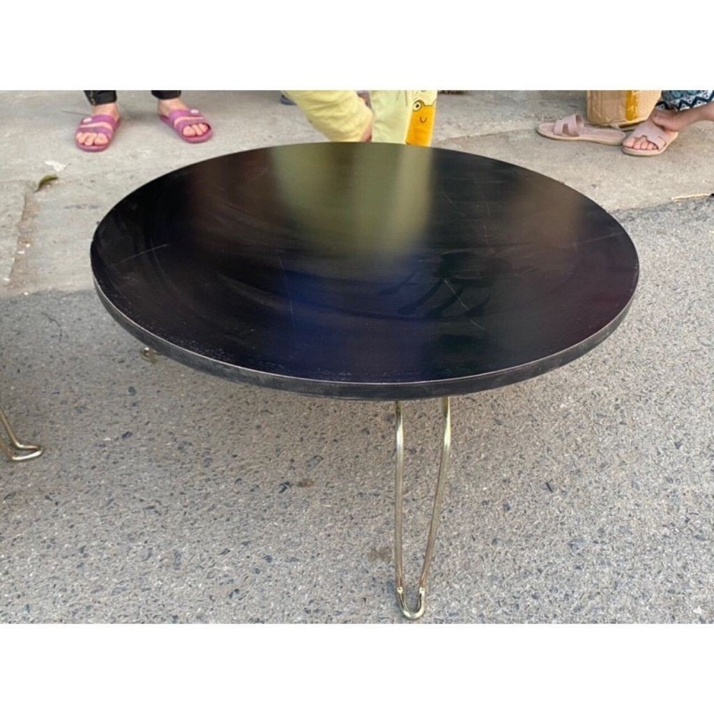 Bàn tròn cao su đường kính 60cm, chân gập tiện dụng bền đẹp dễ dàng di chuyển☀️FREESHIP - RẺ VÔ ĐỊCH☀️