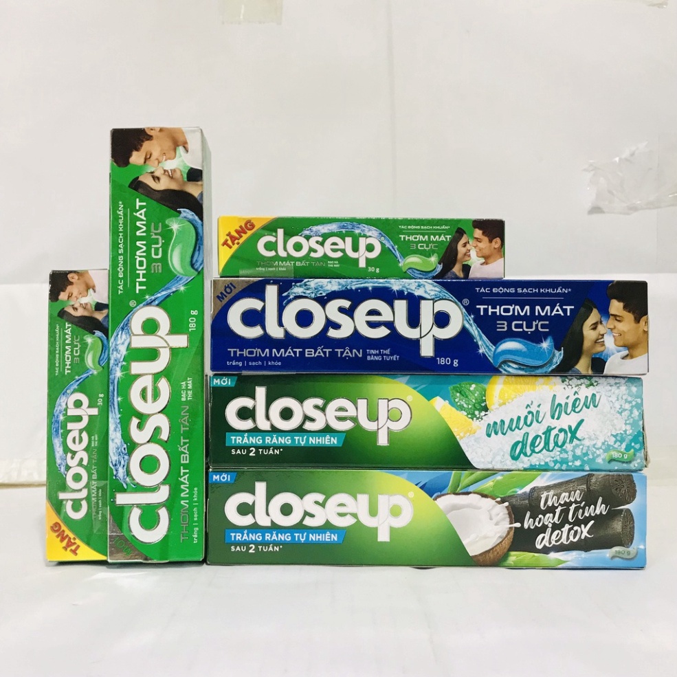 KEM ĐÁNH RĂNG CLOSEUP TRẮNG RĂNG TỰ NHIÊN 180G