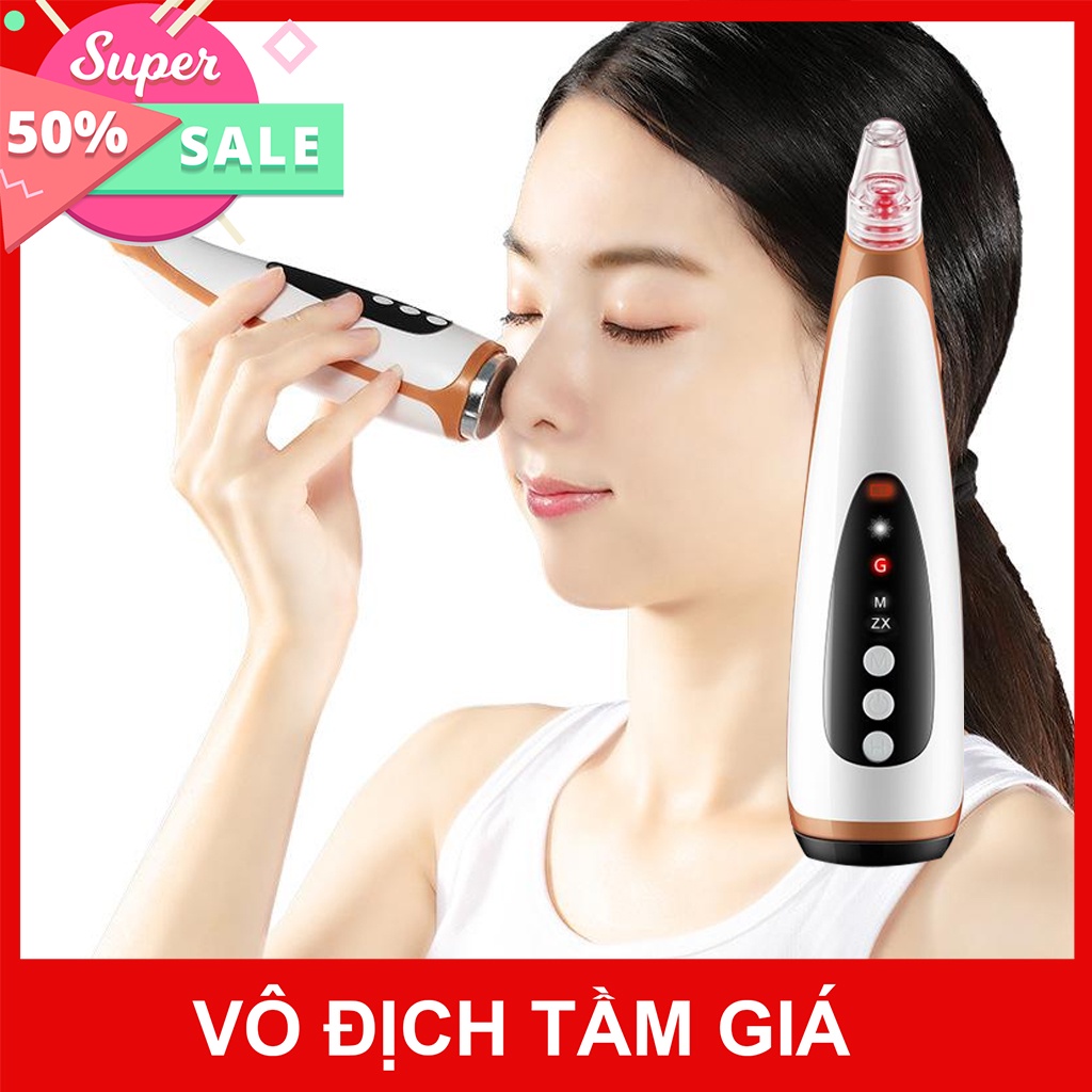 🎉Freeship - Hàng Xịn🎉Máy Hút Mụn Và Massage Nóng Skin Care, Hút Mụn Cám, Mụn Đầu Đen