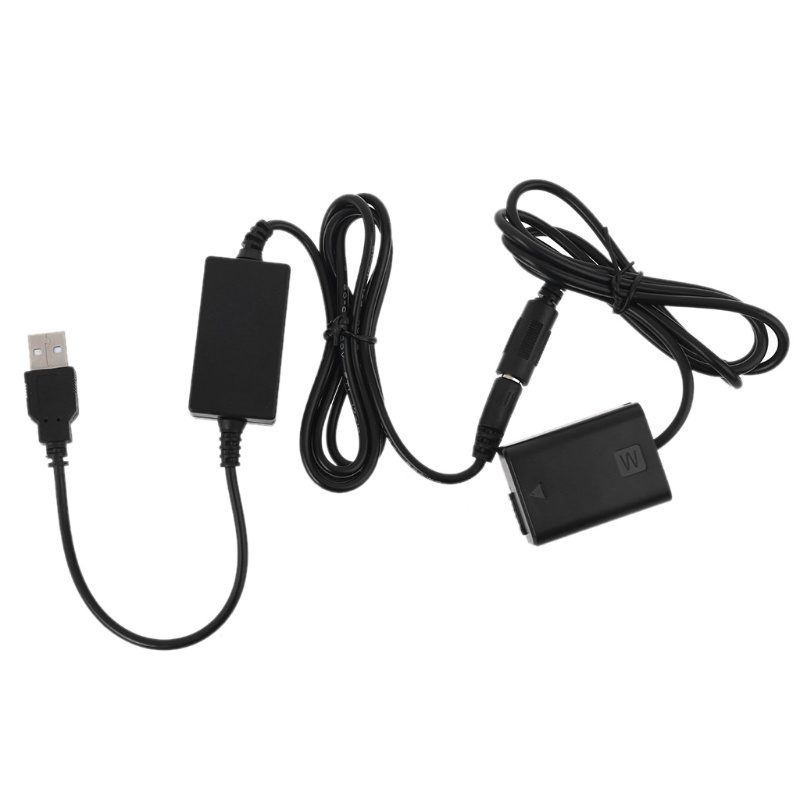 Khớp Nối Chuyển Đổi USB Sang NP-FW50 2A Cho Sony A7 A7RII A6500 A6400 A6300 A6100 A6000