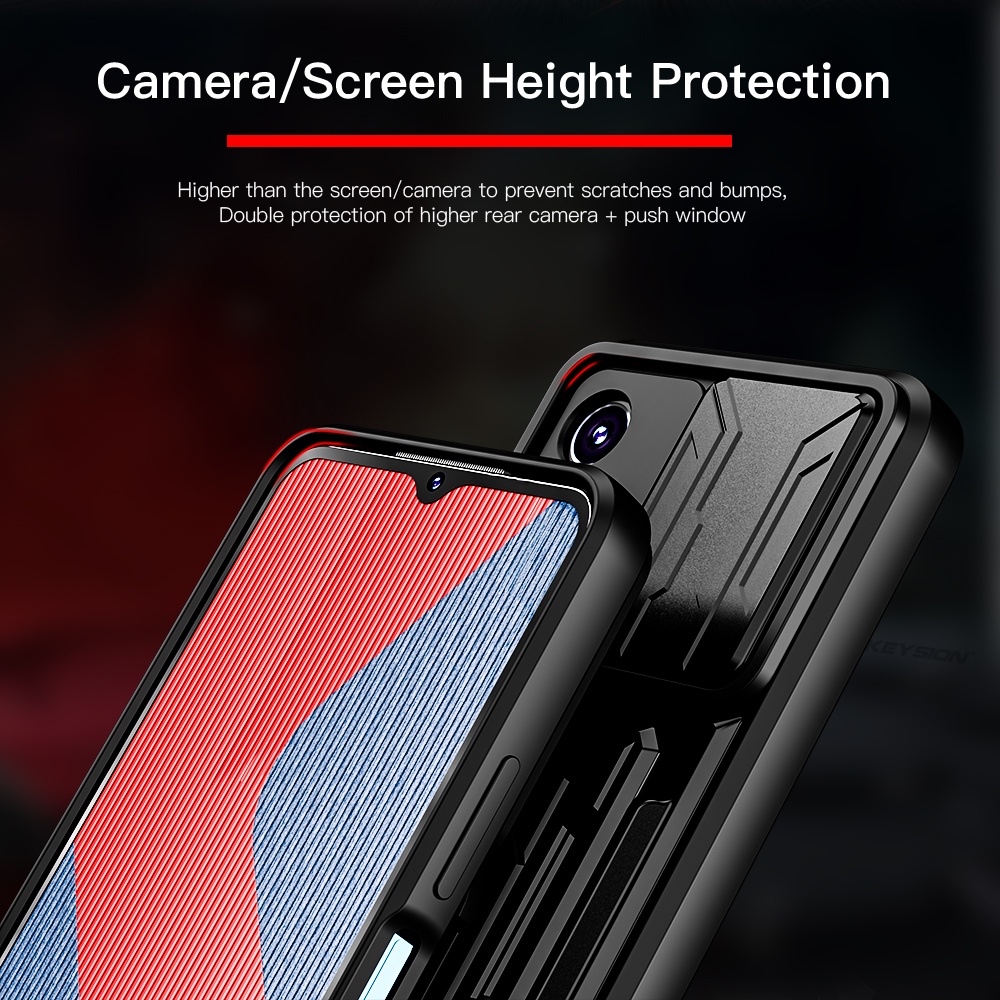 Ốp Điện Thoại Armor Có Ngăn Đựng Thẻ Cho VIVO T1x Y21 Y21S Y33S Y33T Y21T 4G 5G